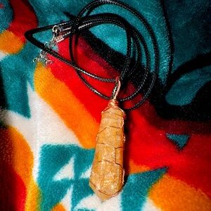 Golden Quartz double terminated point